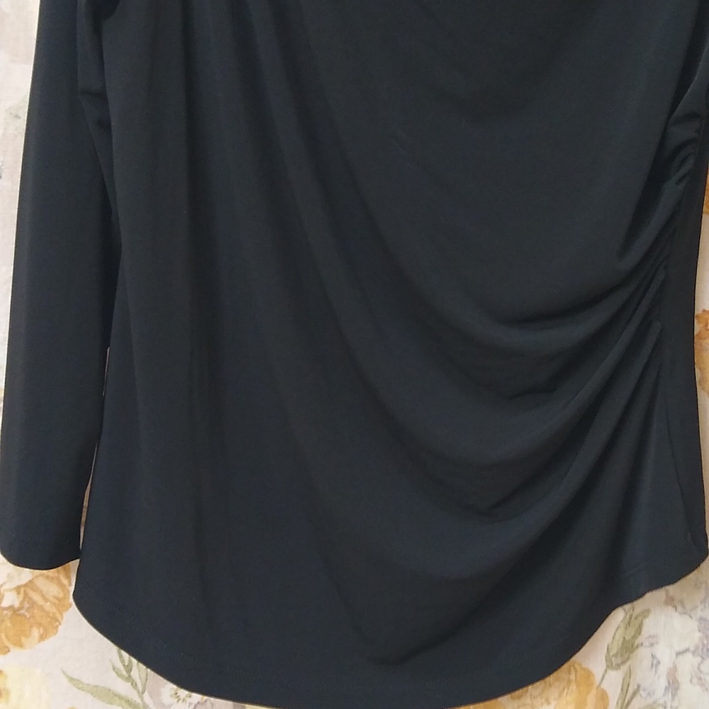 NWT, Clara Sun Woo Black Blouse - Picture 3 of 5